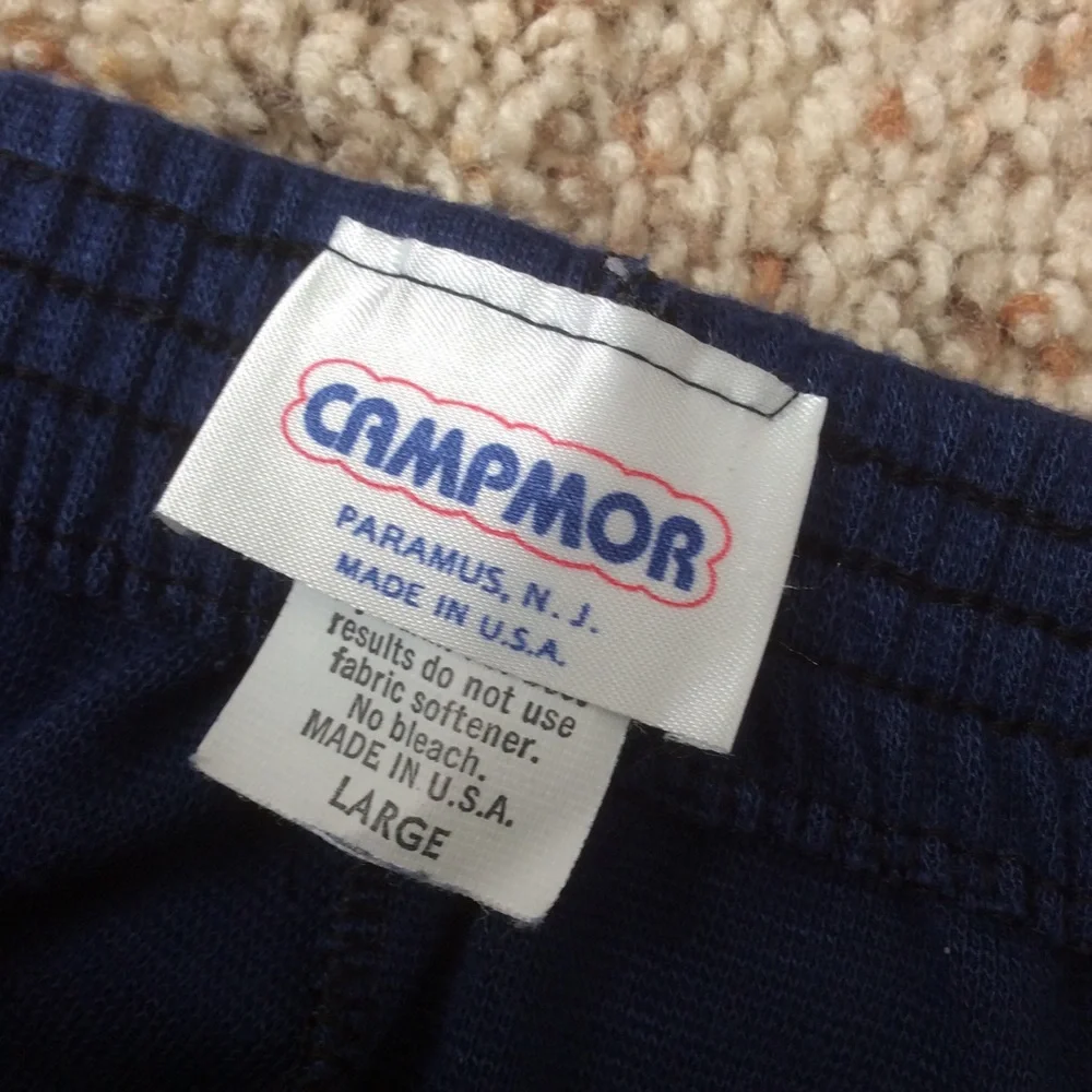 Vintage Campmor Made in USA Long John’s Sz L HUNTING SLEEPWEAR CAMPING TRAIL